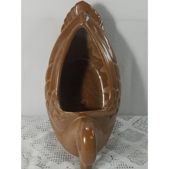 Quaint Retro Frankoma Mallard Duck Planter for Rustic Farmhouse Decor - Picture 8 of 10